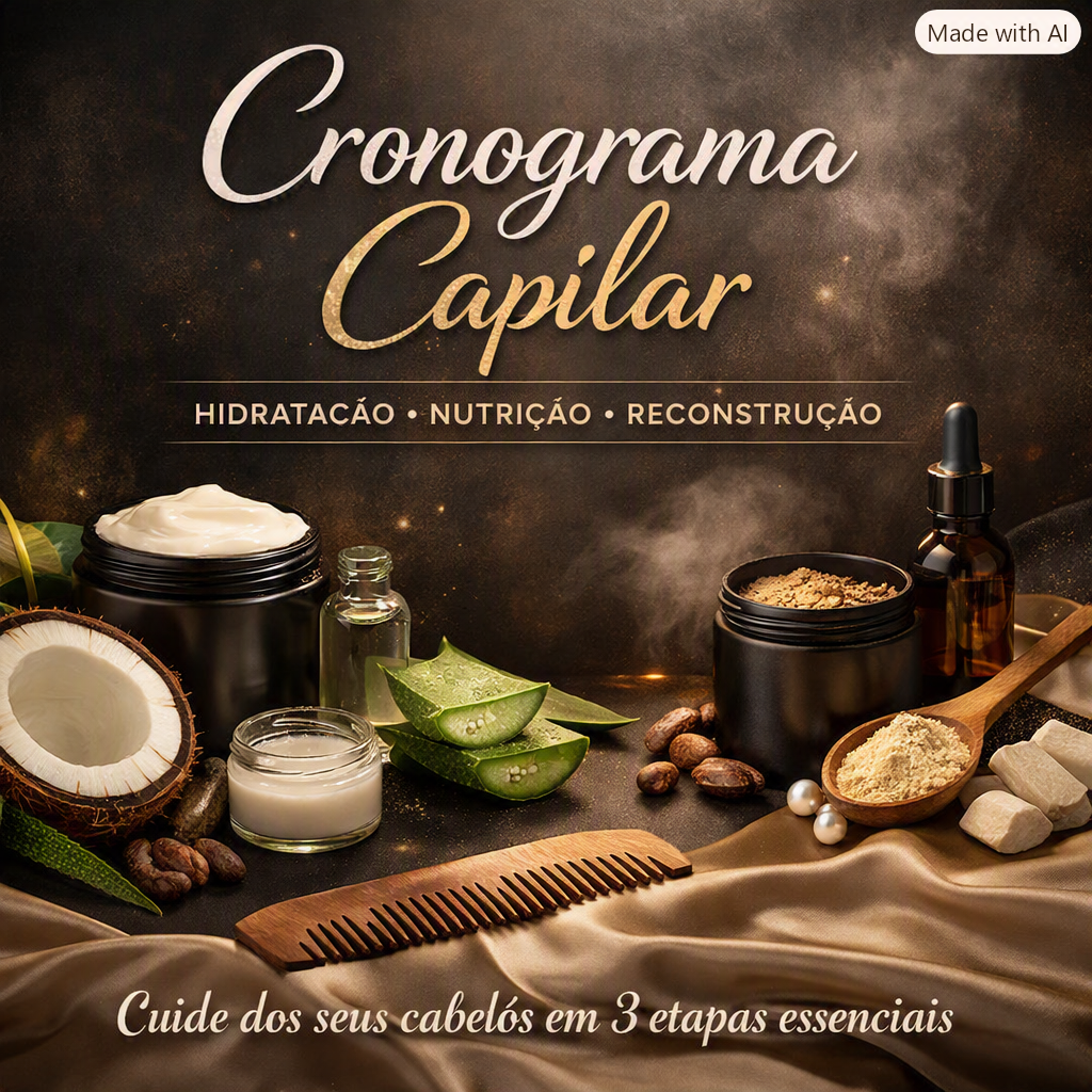 Cronograma capilar de 4 semanas para cabelos cacheados 3B–3C